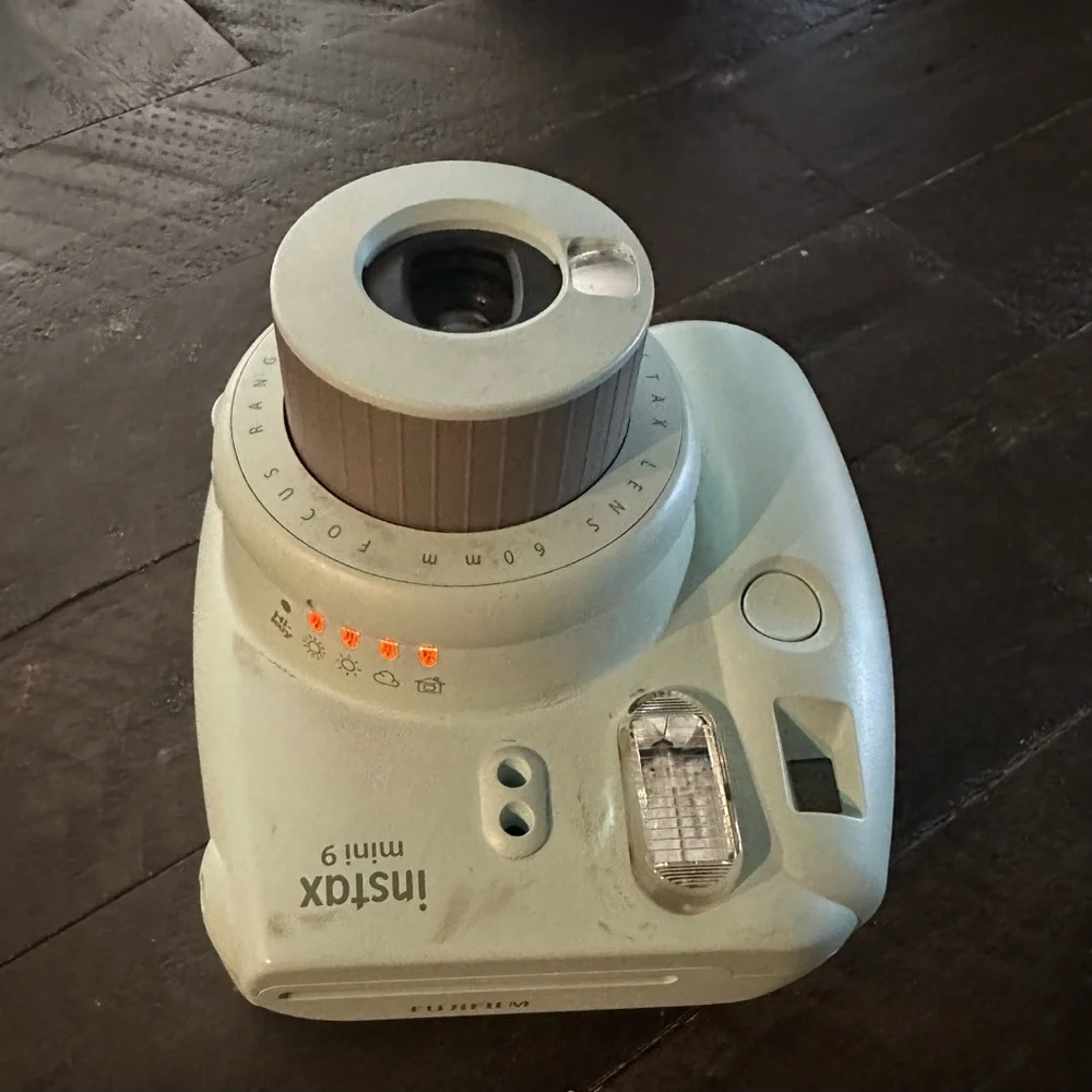 Fujifilm Blue Digital Camera with Retro Design